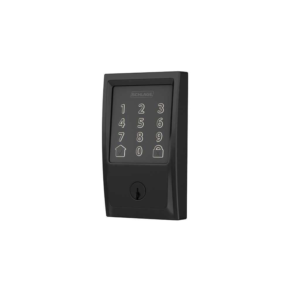 Schlage Encode™ Smart Deadbolt Matt Black | API Access &amp; Security